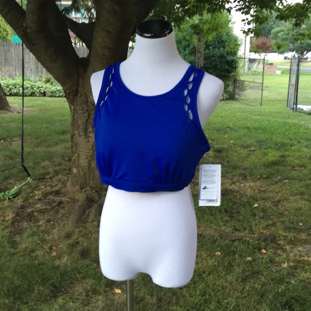Athleta High Neck loop bikini top size 40 B/C NWT